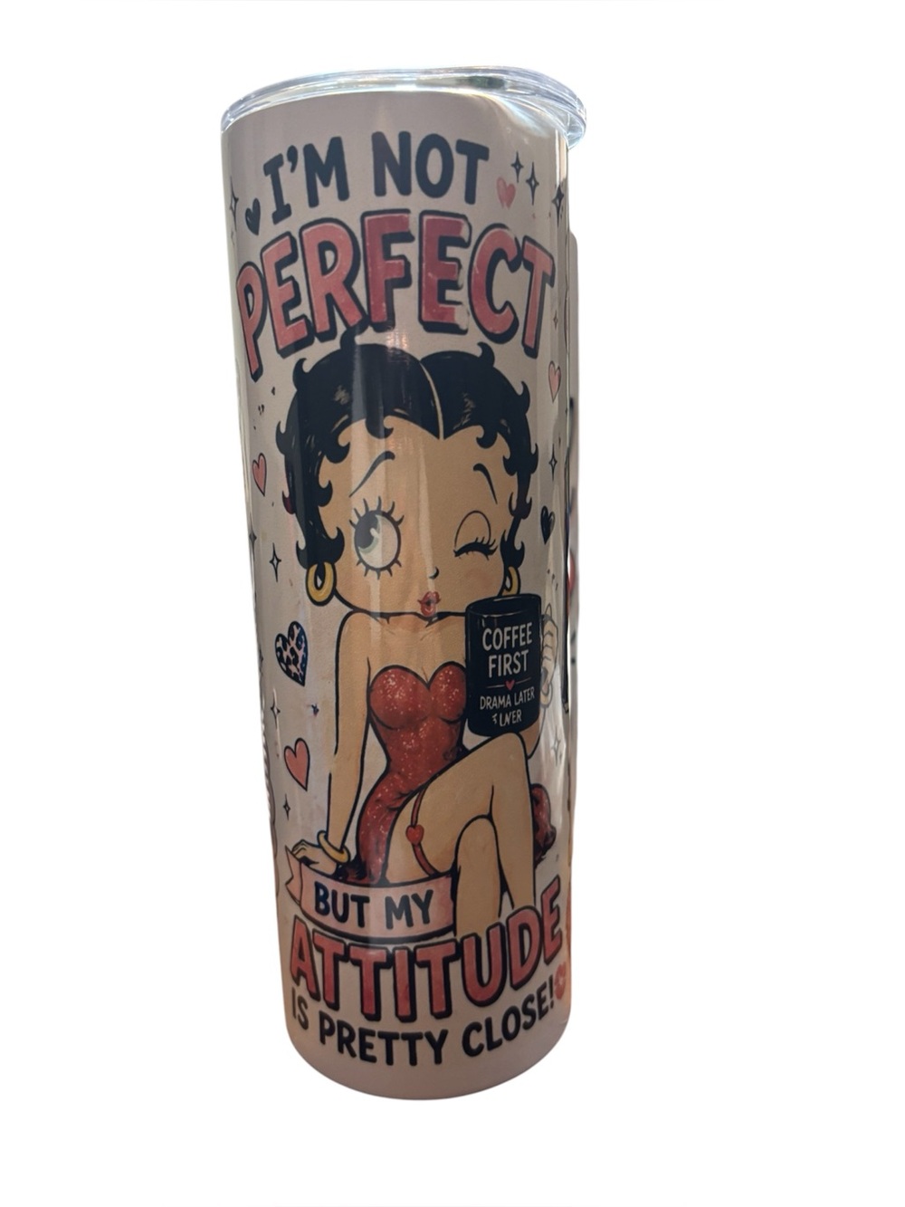 BUY NOW Betty Boop HANDMADE 20oz Tumbler